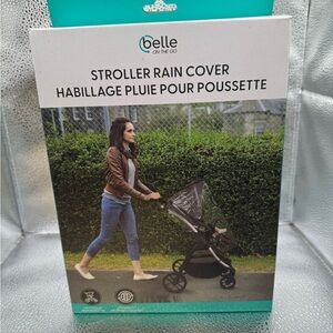 Belle On The Go Stroller & Car Seat Rain Cover Protection Opened Box